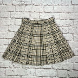 Bagatelle Collection Pleated Tartan Skirt
